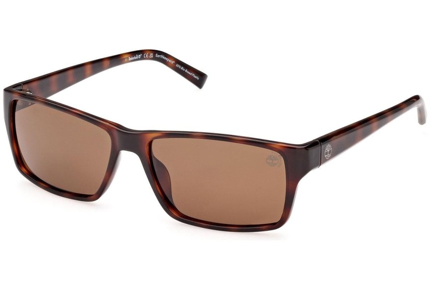 Slnečné okuliare Timberland TB9297 52H Polarized Obdĺžníkové Havana