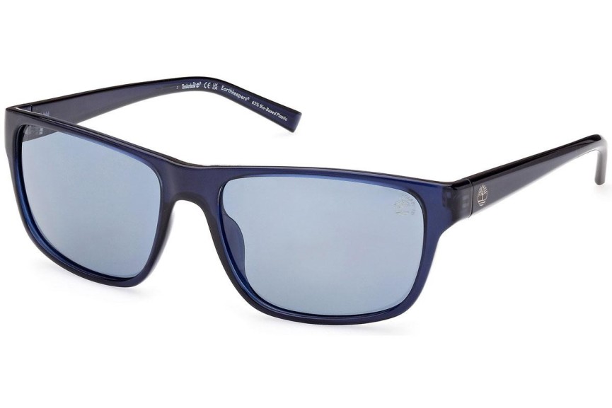 Slnečné okuliare Timberland TB9296 90D Polarized Obdĺžníkové Modré