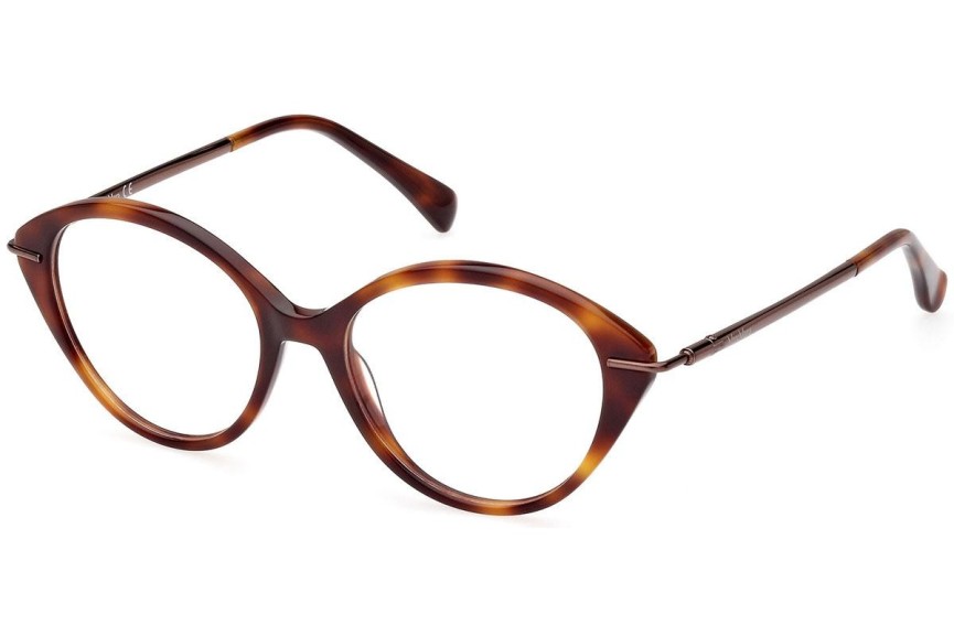 Okuliare Max Mara MM5075 052 Okrúhle Havana