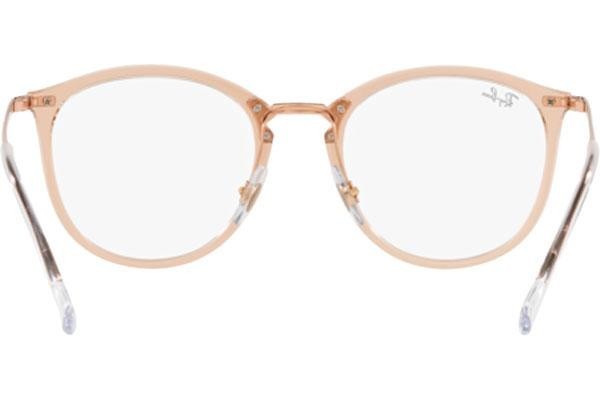 Okuliare Ray-Ban RX7140 8124 Okrúhle Hnedé