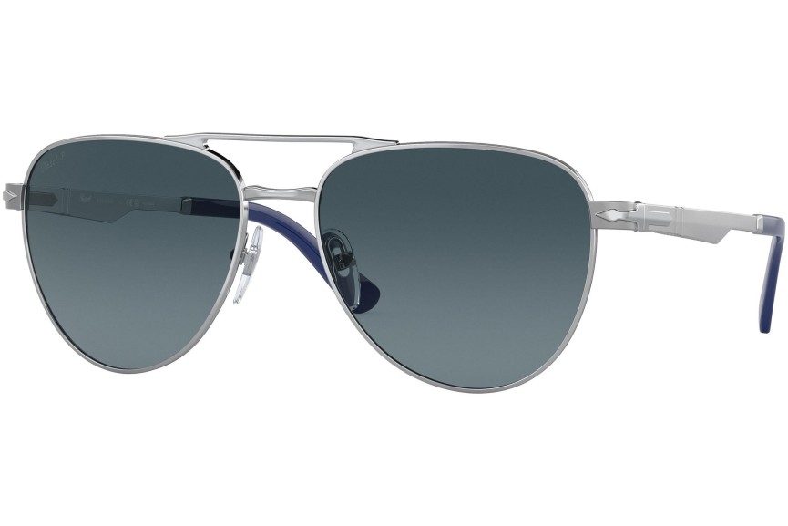 Slnečné okuliare Persol PO1003S 518/S3 Polarized Pilot Strieborné