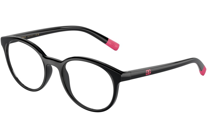 Okuliare Dolce & Gabbana DG5093 501 Okrúhle Čierne