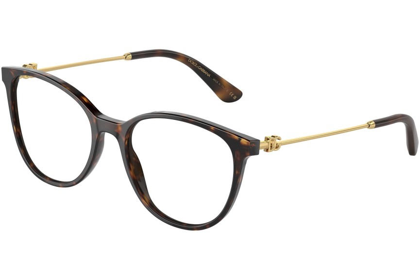 Okuliare Dolce & Gabbana DG3363 502 Okrúhle Havana