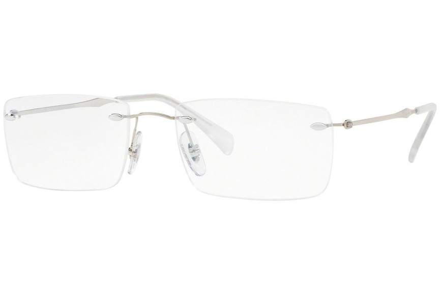 Okuliare Ray-Ban RX8755 1002 Obdĺžníkové Strieborné