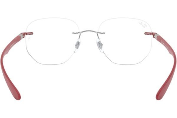 Okuliare Ray-Ban RX8766 1215 Okrúhle Strieborné