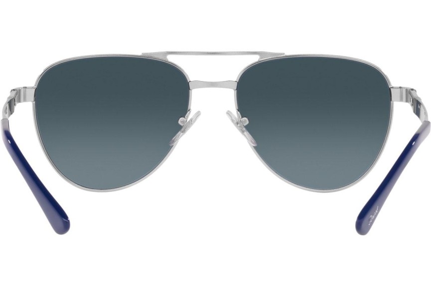 Slnečné okuliare Persol PO1003S 518/S3 Polarized Pilot Strieborné