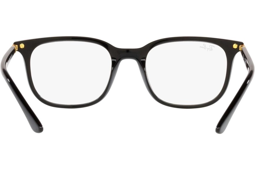 Okuliare Ray-Ban RX7211 2000 Squared Čierne