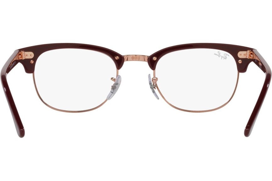 Okuliare Ray-Ban Clubmaster RX5154 8230 Browline Červené