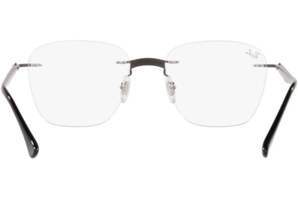 Okuliare Ray-Ban RX8769 1128 Squared Sivé