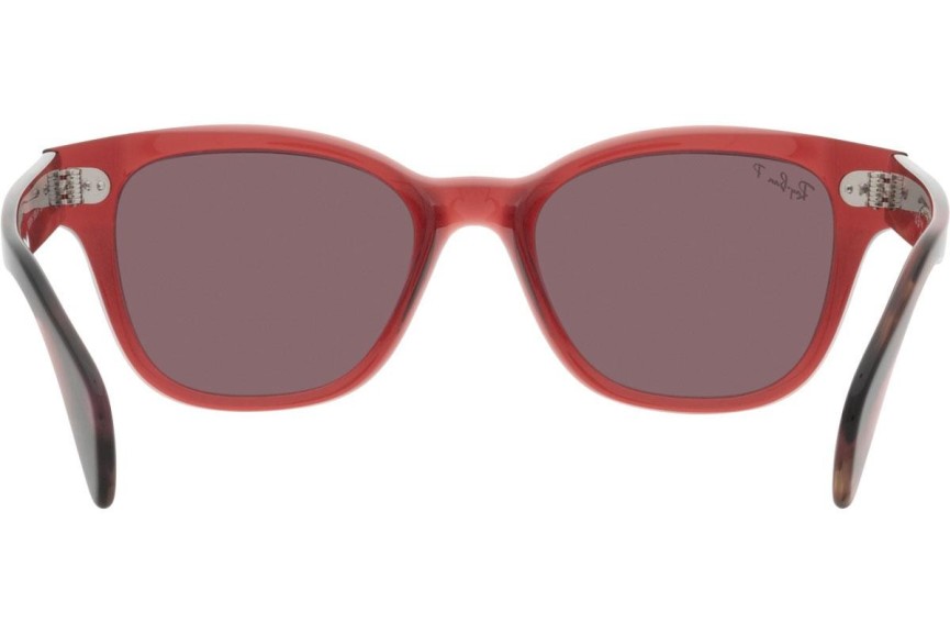 Slnečné okuliare Ray-Ban RB0880S 6639AF Polarized Squared Ružové