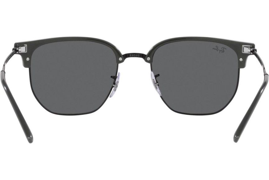 Slnečné okuliare Ray-Ban New Clubmaster RB4416 6653B1 Browline Sivé