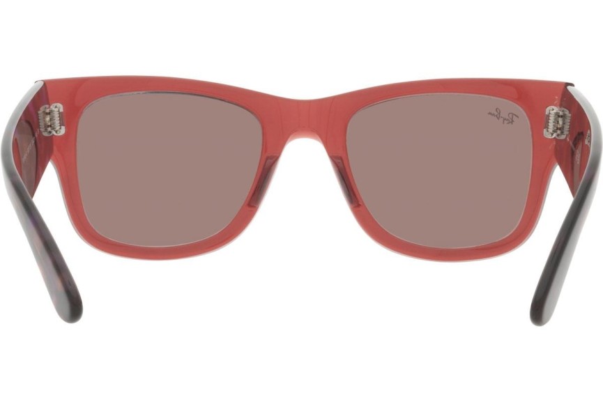 Slnečné okuliare Ray-Ban Mega Wayfarer RB0840S 66372K Squared Ružové