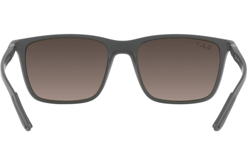 Slnečné okuliare Ray-Ban Chromance Collection RB4385 60175J Polarized Squared Sivé