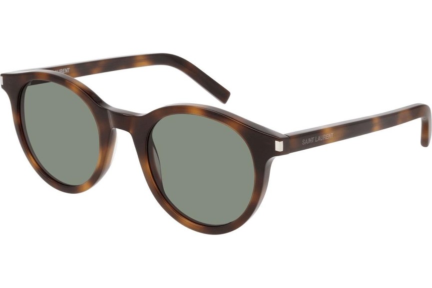 Slnečné okuliare Saint Laurent SL342 003 Okrúhle Havana