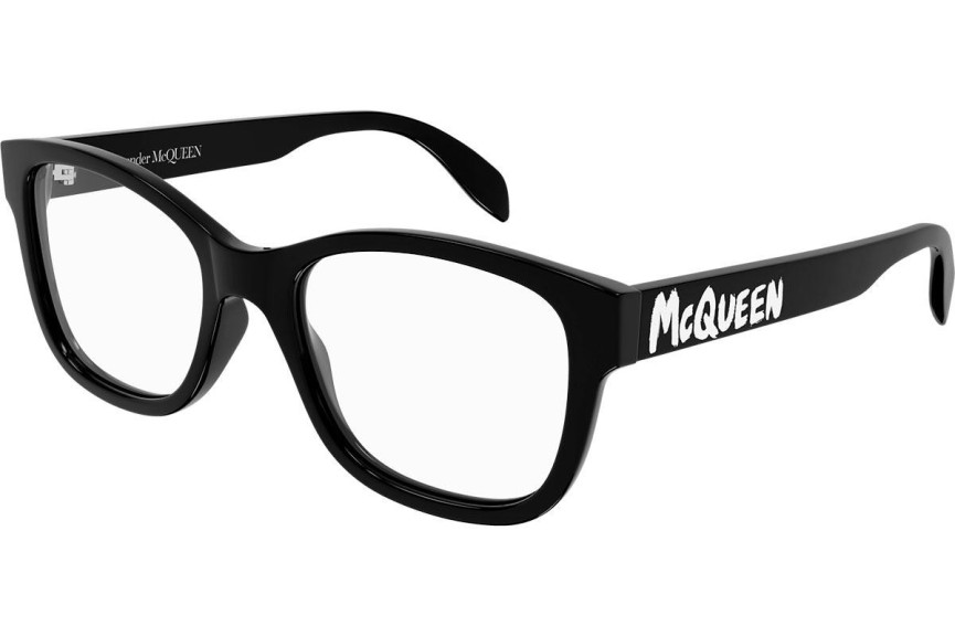 Okuliare Alexander McQueen AM0350O 001 Squared Čierne