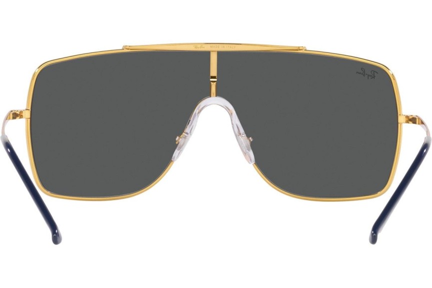 Slnečné okuliare Ray-Ban Wings II RB3697 924687 Jednoliate | Shield Zlaté