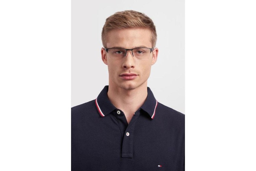 Okuliare Tommy Hilfiger TH1905 003 Obdĺžníkové Čierne