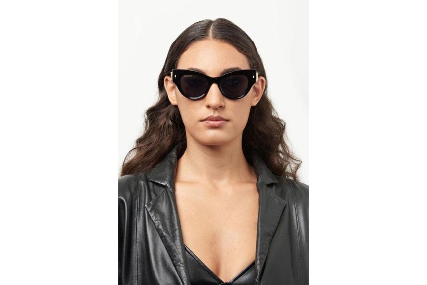 Slnečné okuliare Dsquared2 D20062/S 807/IR Cat Eye Čierne