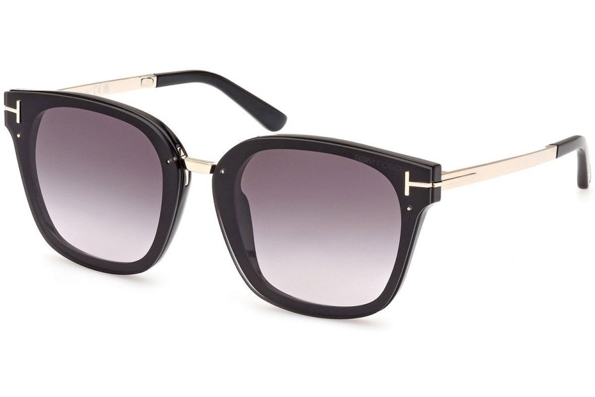 Slnečné okuliare Tom Ford FT1014 01B Squared Čierne