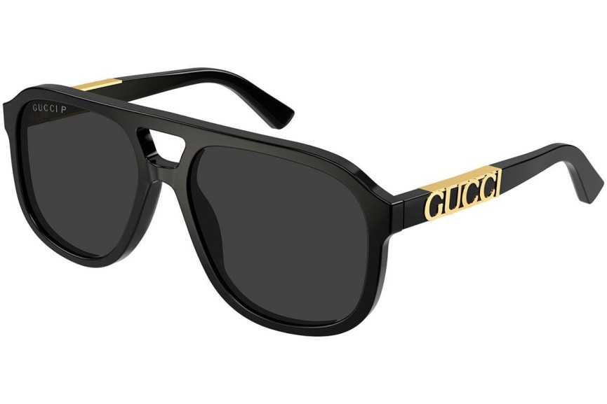 Slnečné okuliare Gucci GG1188S 001 Polarized Pilot Čierne