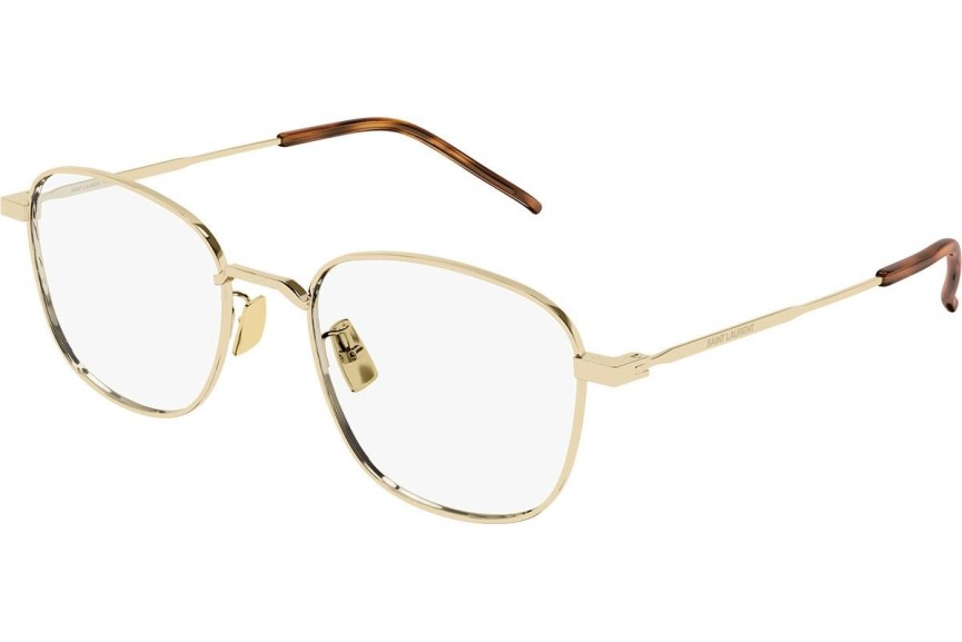 Okuliare Saint Laurent SL492/K 006 Obdĺžníkové Zlaté