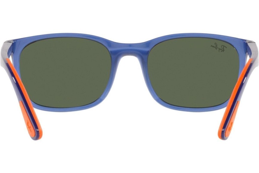 Slnečné okuliare Ray-Ban Junior RJ9076S 712471 Obdĺžníkové Modré