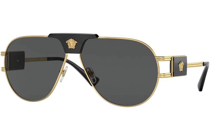 Slnečné okuliare Versace Special Project Aviator VE2252 100287 Pilot Zlaté