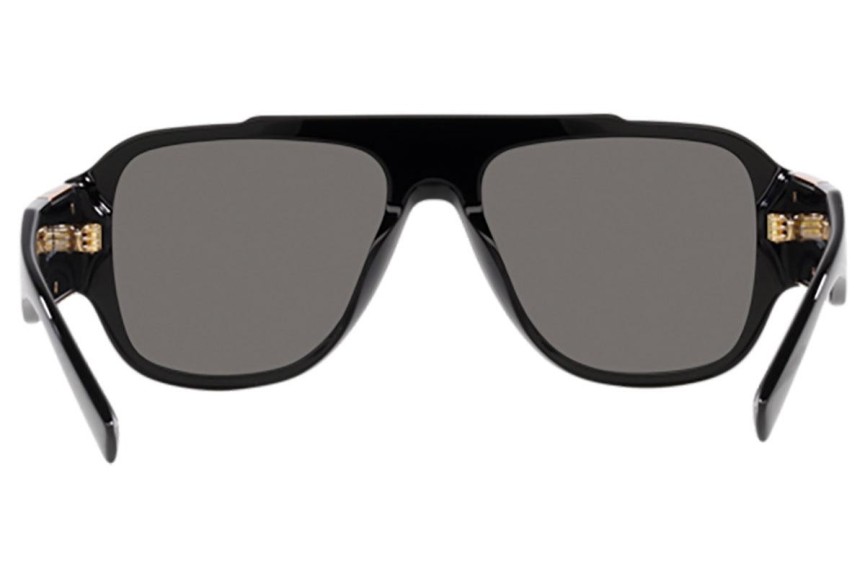 Slnečné okuliare Versace Macy'S Aviator VE4436U GB1/81 Polarized Flat Top Čierne