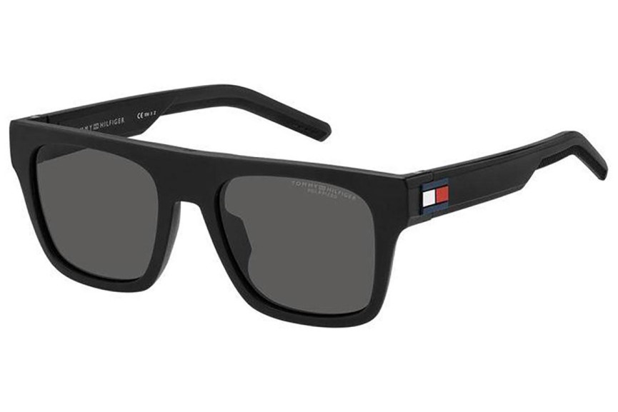 Slnečné okuliare Tommy Hilfiger TH1976/S 003/M9 Polarized Squared Čierne