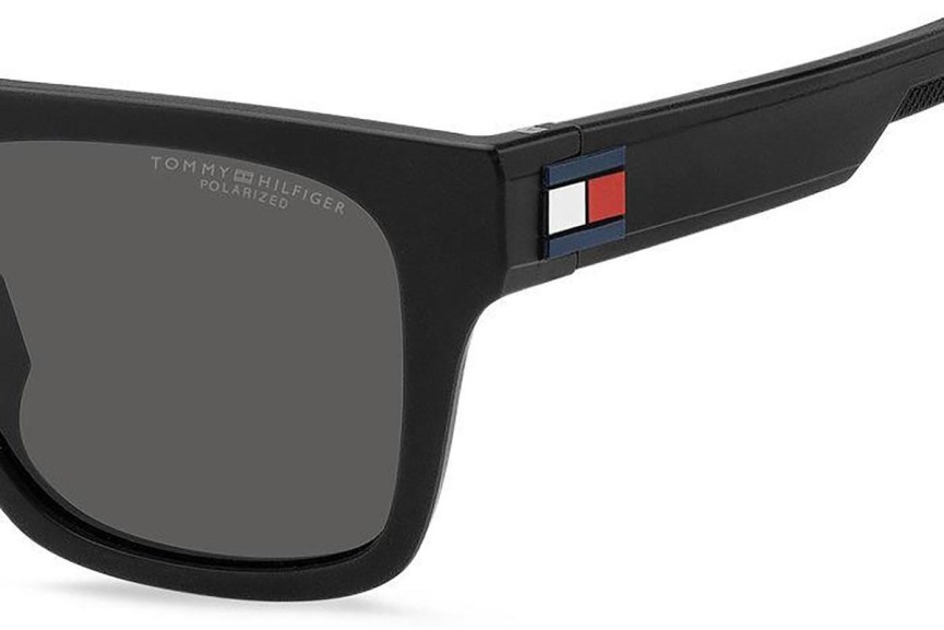 Slnečné okuliare Tommy Hilfiger TH1976/S 003/M9 Polarized Squared Čierne