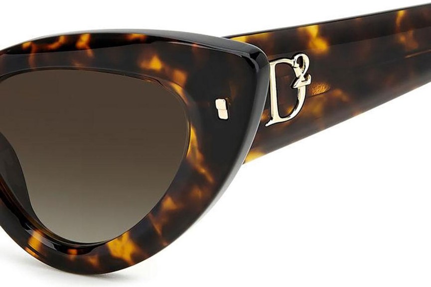 Slnečné okuliare Dsquared2 D20092/S 086/HA Cat Eye Havana