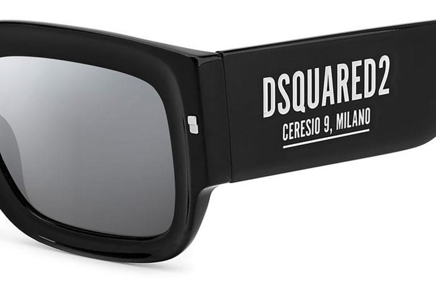 Slnečné okuliare Dsquared2 D20089/S CSA/T4 Obdĺžníkové Čierne