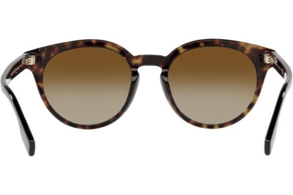 Slnečné okuliare Burberry Amelia BE4326 3002T5 Polarized Okrúhle Havana