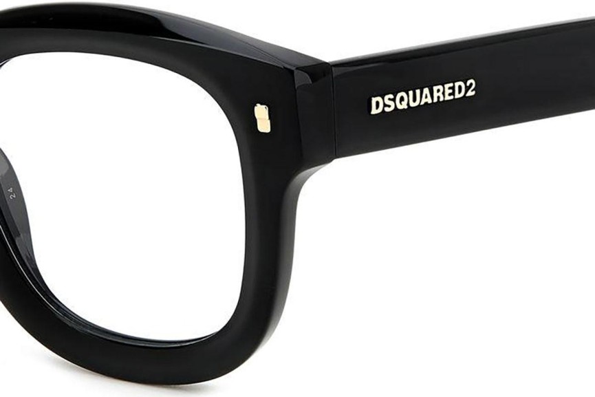 Okuliare Dsquared2 D20091 2M2 Okrúhle Čierne