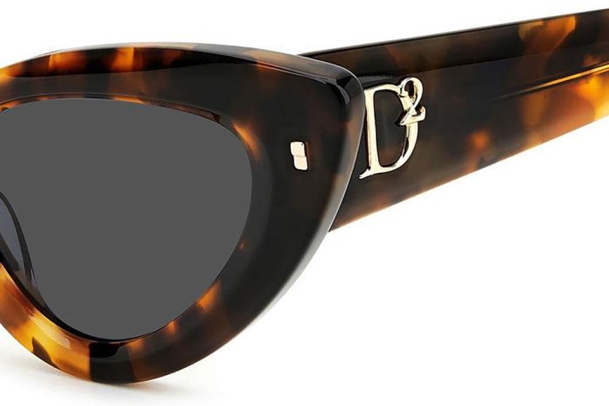 Slnečné okuliare Dsquared2 D20092/S WR9/IR Cat Eye Havana