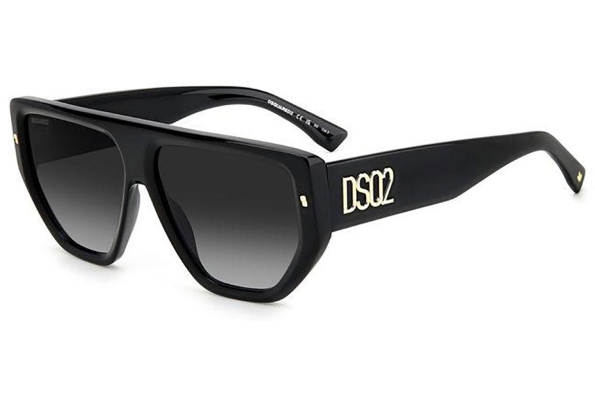 Slnečné okuliare Dsquared2 D20088/S 2M2/9O Flat Top Čierne