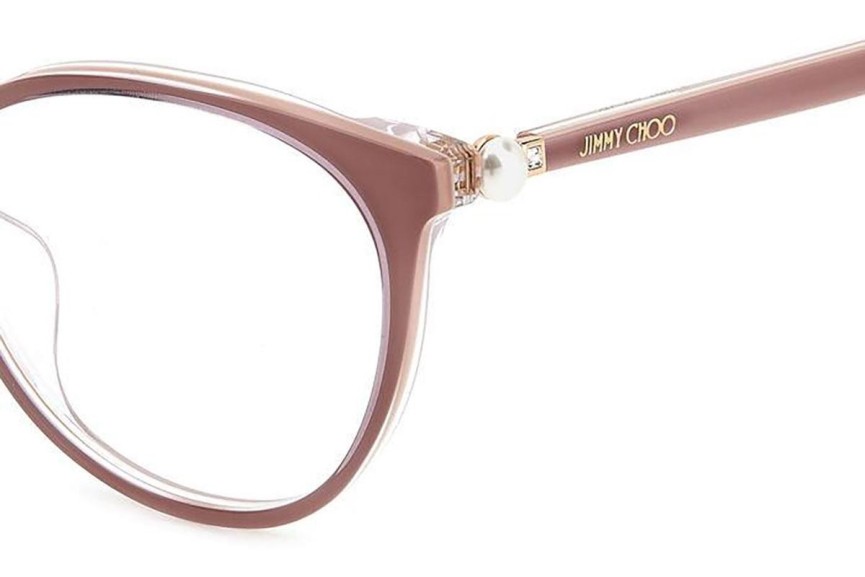 Okuliare Jimmy Choo JC378/G Y9A Cat Eye Béžové