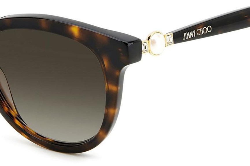 Slnečné okuliare Jimmy Choo ANNABETH/S 086/HA Cat Eye Havana