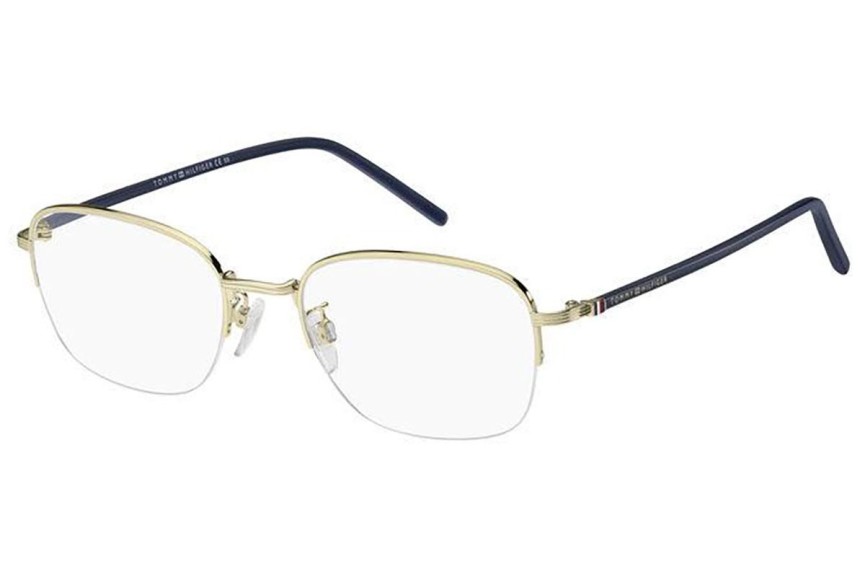 Okuliare Tommy Hilfiger TH2012/F J5G Obdĺžníkové Zlaté