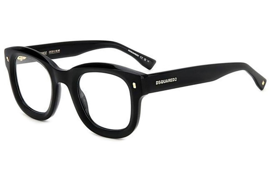 Okuliare Dsquared2 D20091 2M2 Okrúhle Čierne