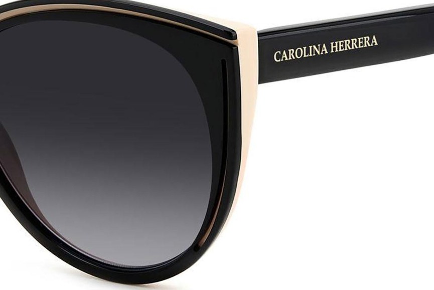 Slnečné okuliare Carolina Herrera HER0142/S KDX/9O Okrúhle Čierne