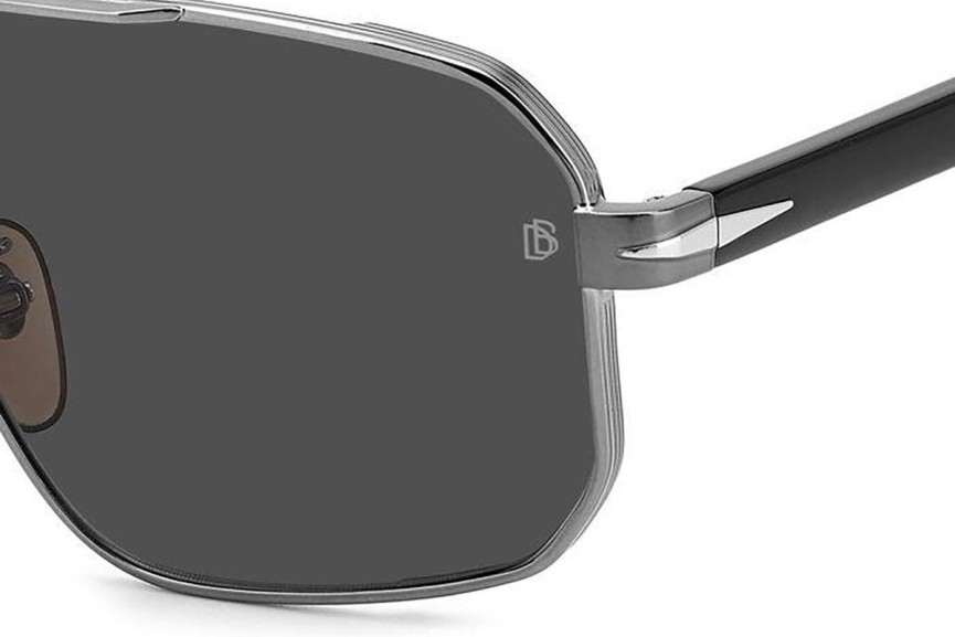 Slnečné okuliare David Beckham DB7102/S 85K/M9 Polarized Pilot Strieborné