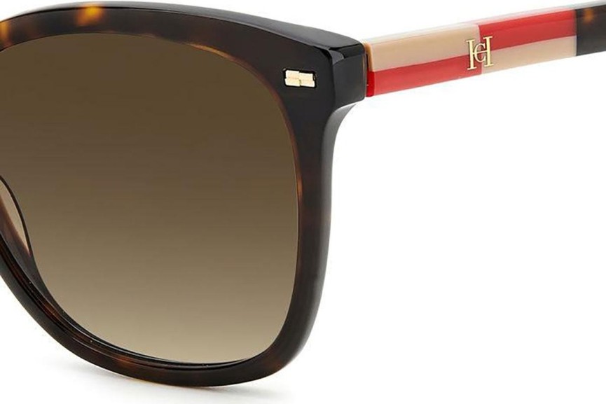 Slnečné okuliare Carolina Herrera HER0137/S O63/HA Cat Eye Červené