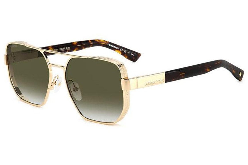 Slnečné okuliare Dsquared2 D20083/S 06J/9K Pilot Zlaté