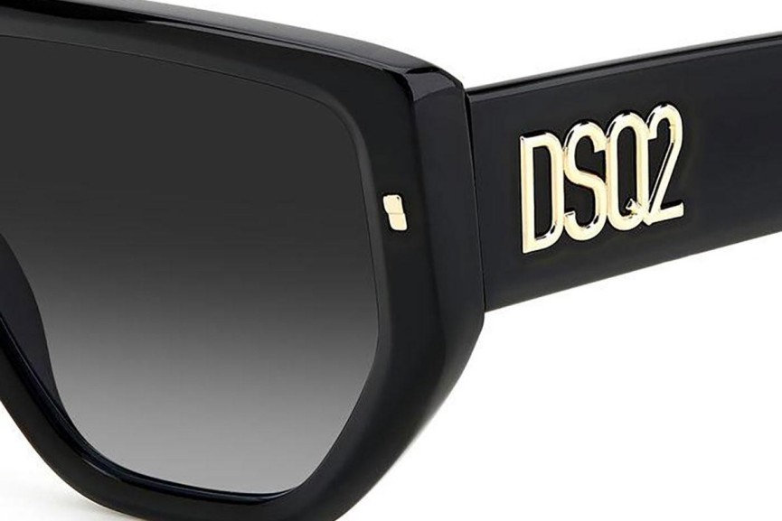 Slnečné okuliare Dsquared2 D20088/S 2M2/9O Flat Top Čierne