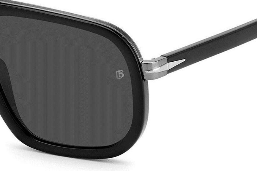 Slnečné okuliare David Beckham DB7101/S ANS/M9 Polarized Pilot Čierne