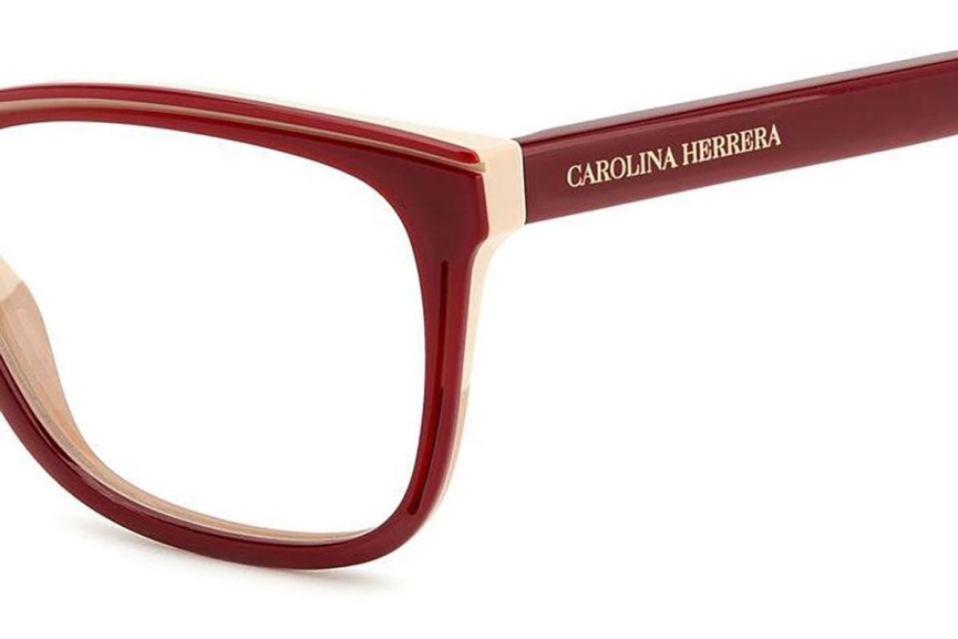 Okuliare Carolina Herrera HER0170 R9S Obdĺžníkové Červené