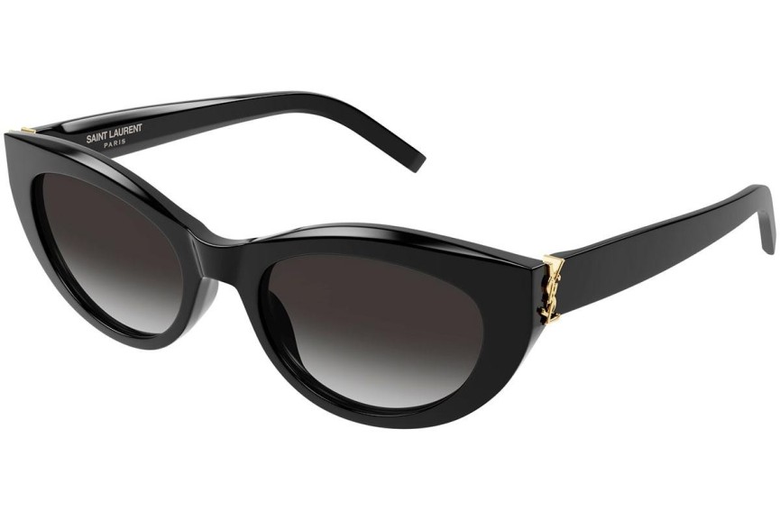 Slnečné okuliare Saint Laurent SLM115 002 Cat Eye Čierne