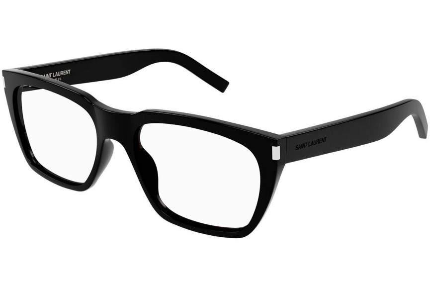 Okuliare Saint Laurent SL598OPT 001 Squared Čierne