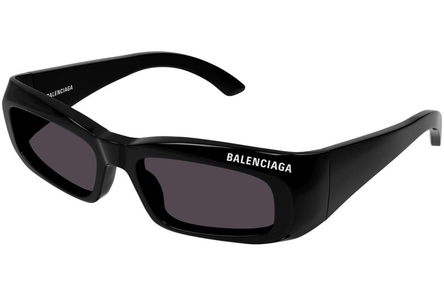 Slnečné okuliare Balenciaga BB0266S 001 Obdĺžníkové Čierne